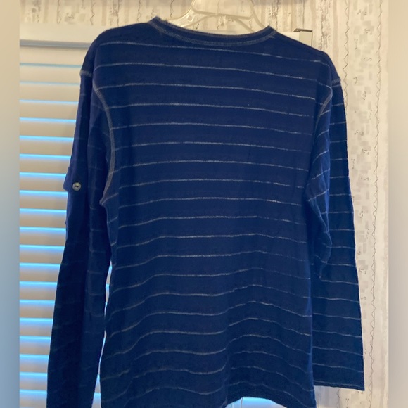 Men’s Size Large Modern Culture Striped Longsleeve Shirt - Picture 4 of 11